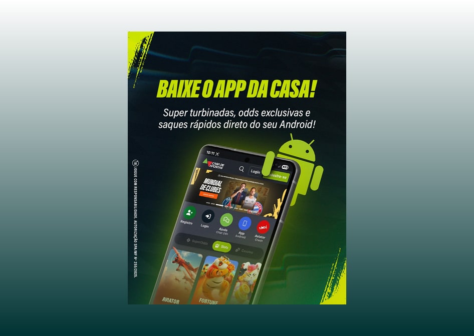app casa de apostas