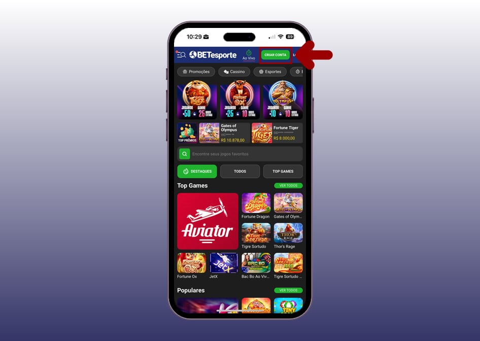 cadastro betesporte app 2