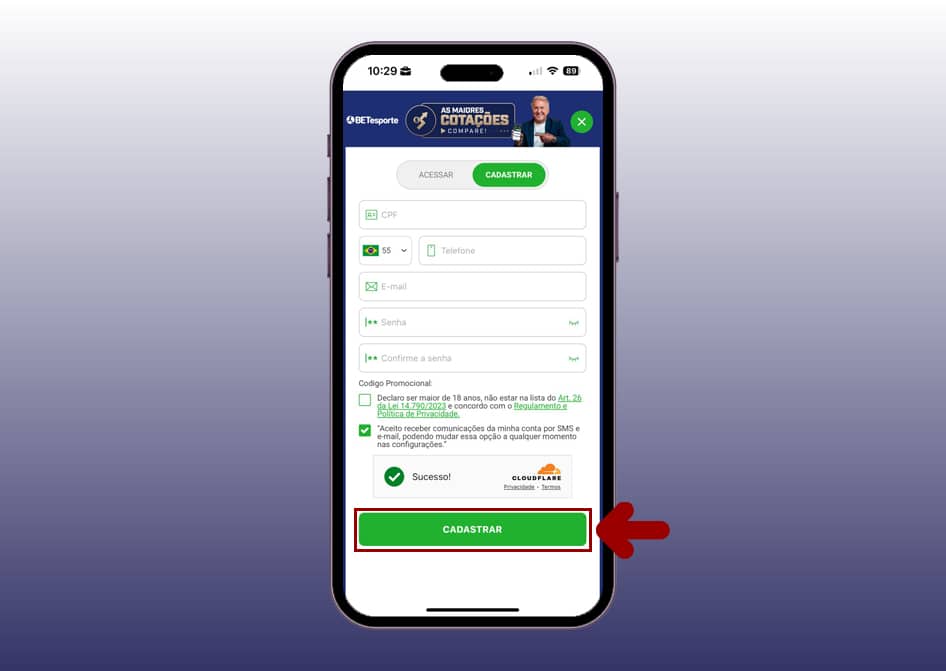 cadastro betesporte app 3
