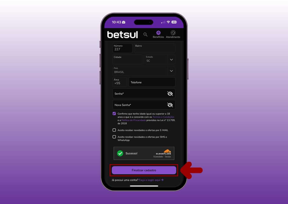 cadastro betsul app 4