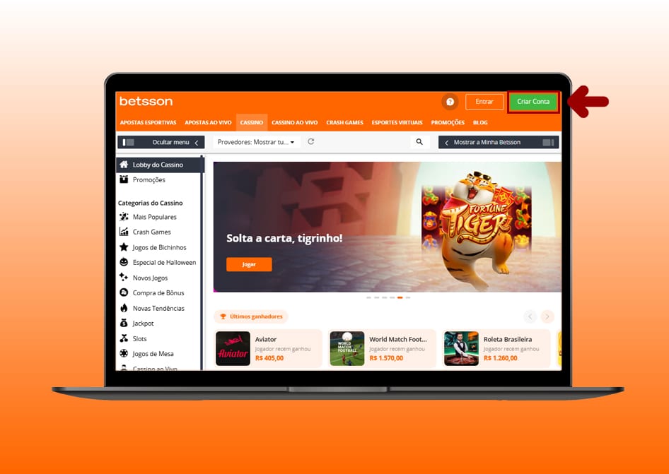 cadastro betsson computador 2