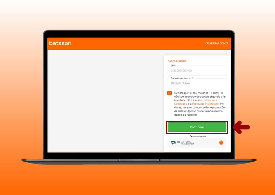 cadastro betsson computador 3