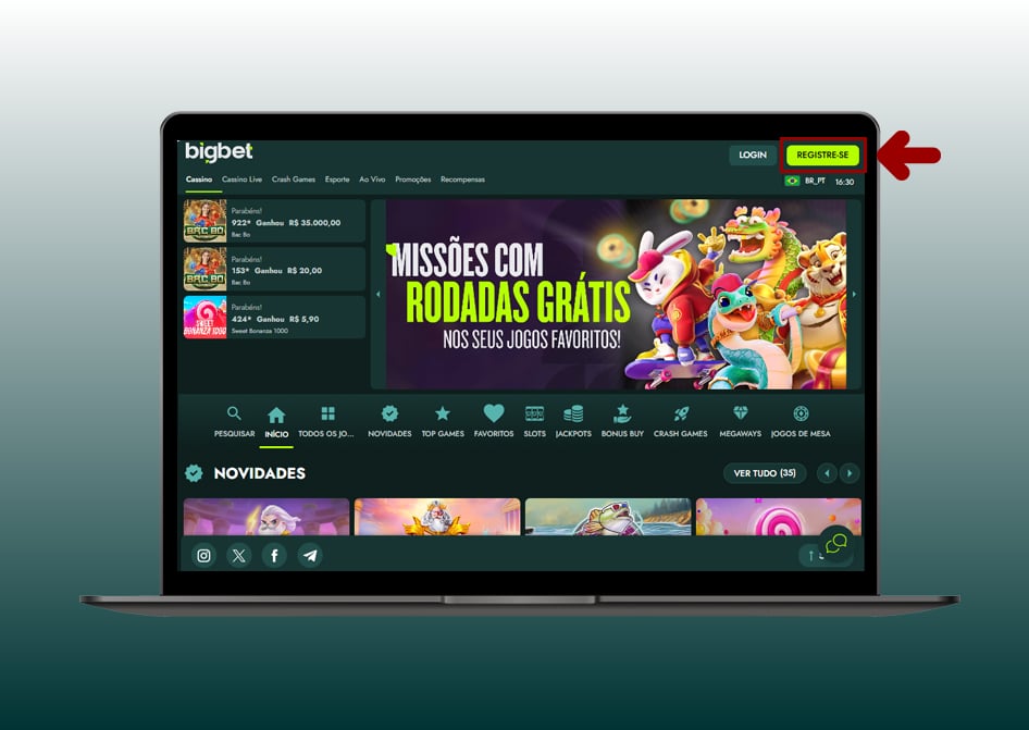 cadastro bigbet computador 2