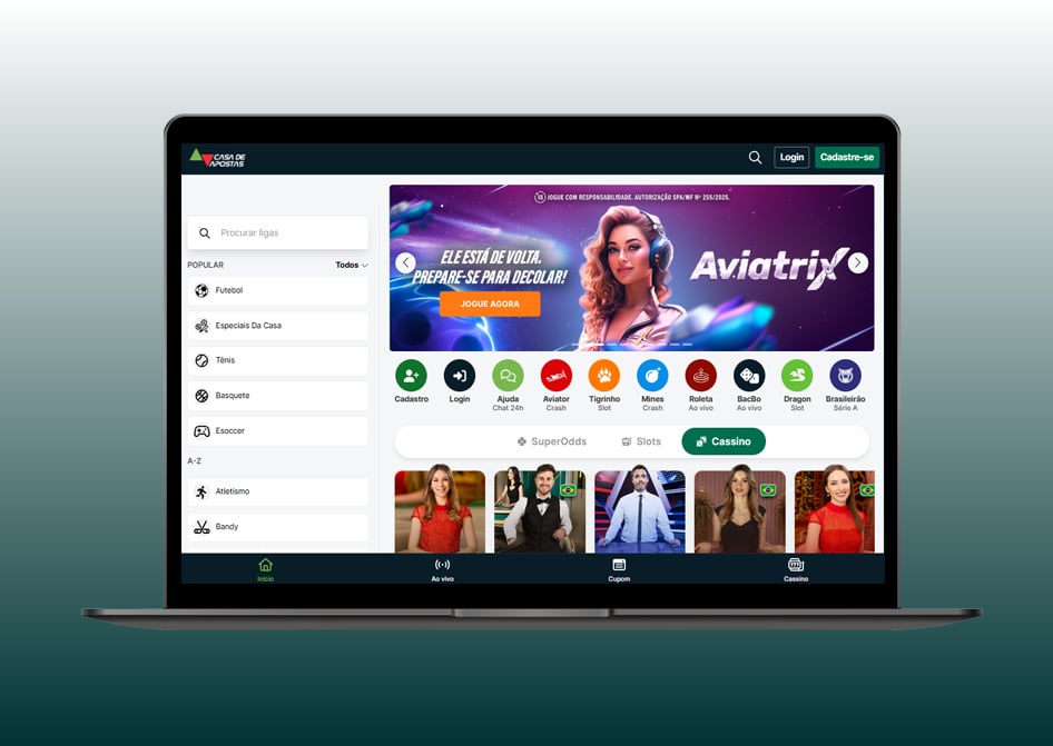 cadastro casa de apostas computador 1