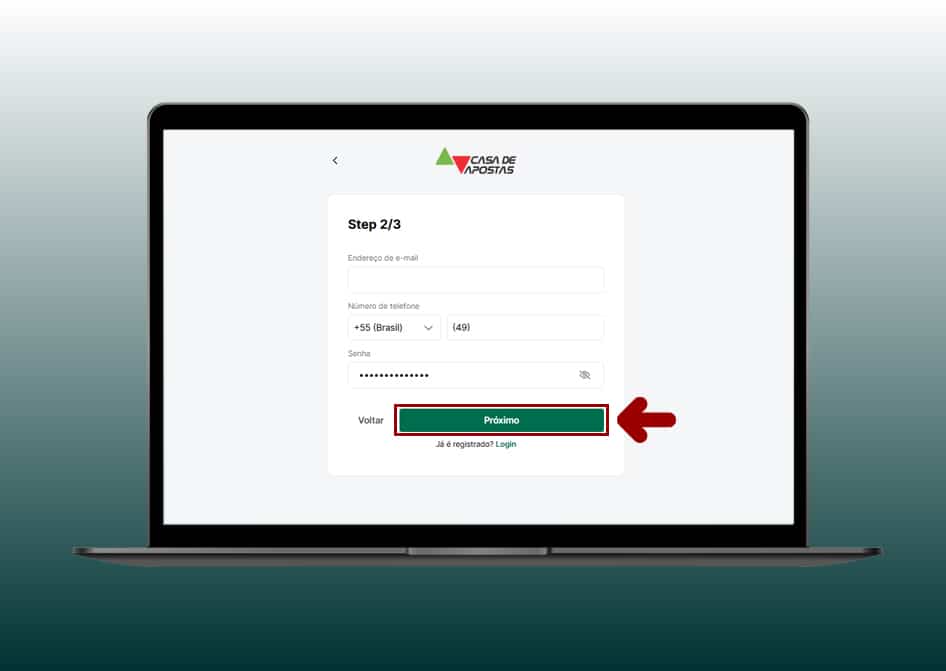 cadastro casa de apostas computador 5