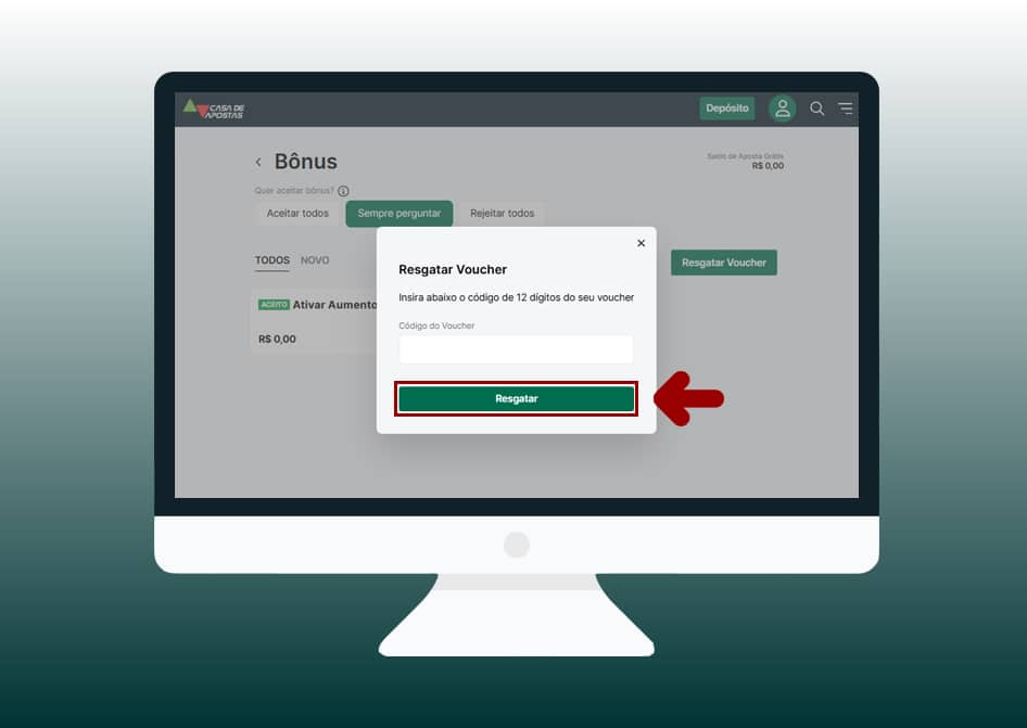 código promocional casa de apostas bonus 4