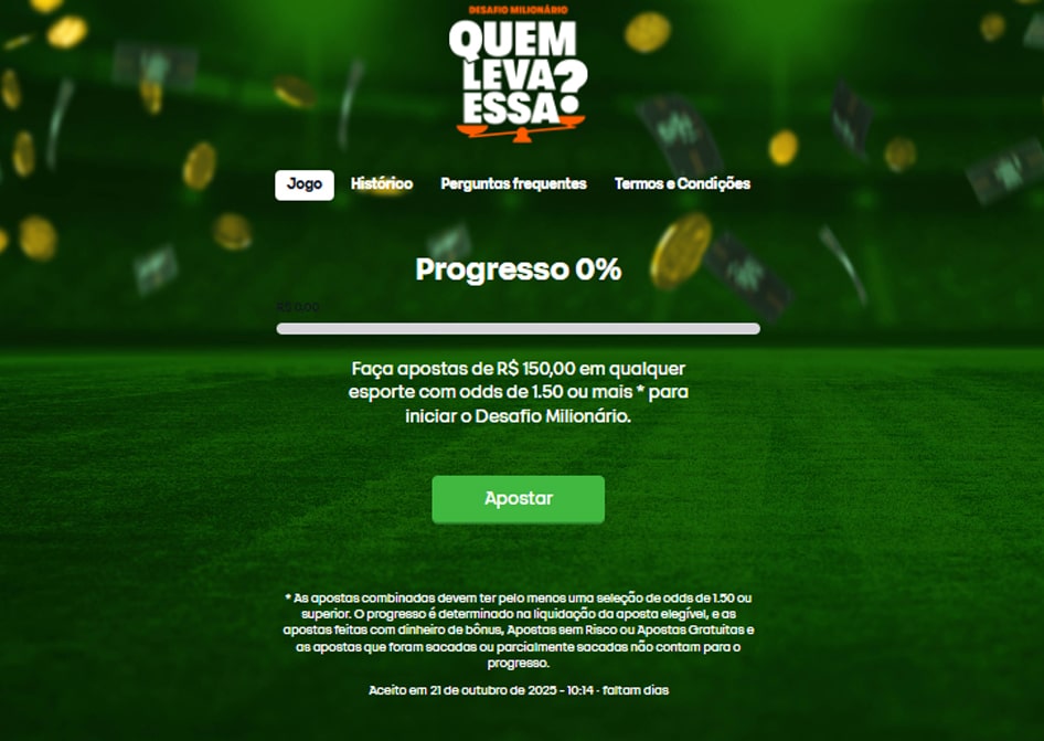 desafio milionario betsson