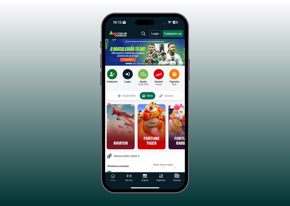 login casa de apostas app 1