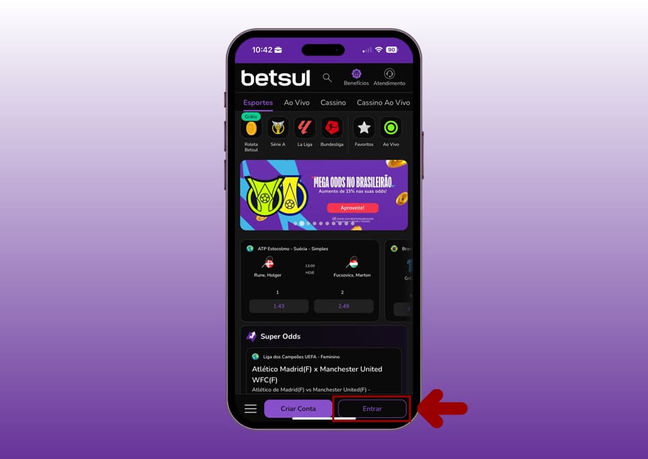login betsul app 2