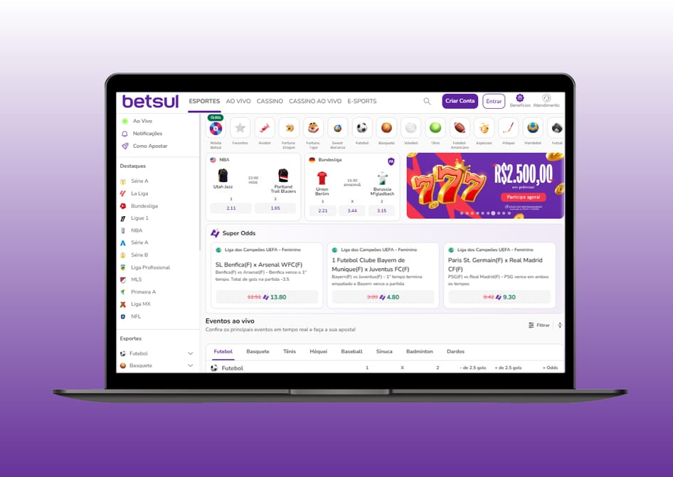 login betsul computador 1