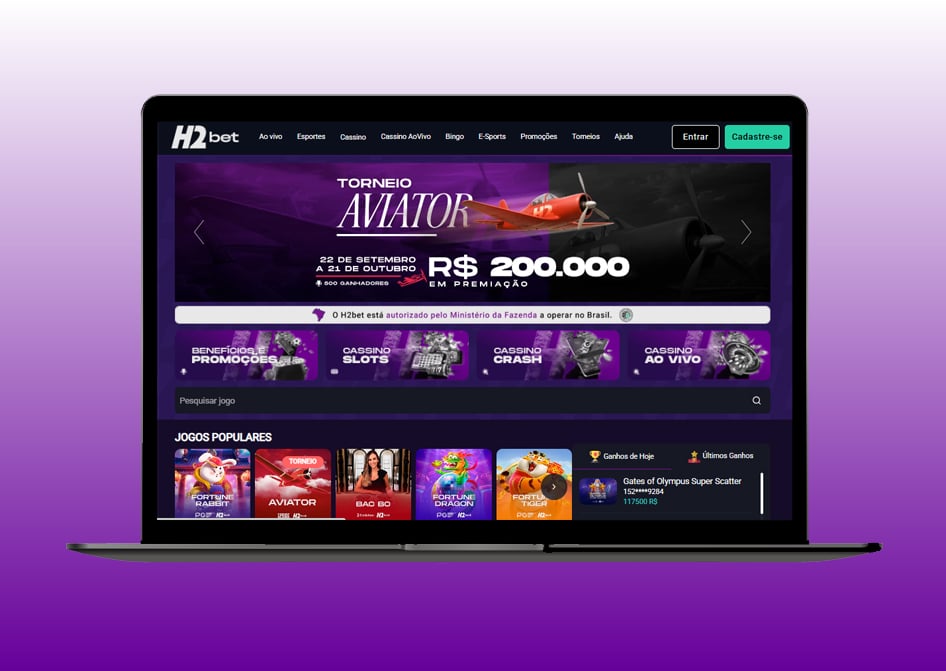 login h2bet computador 1