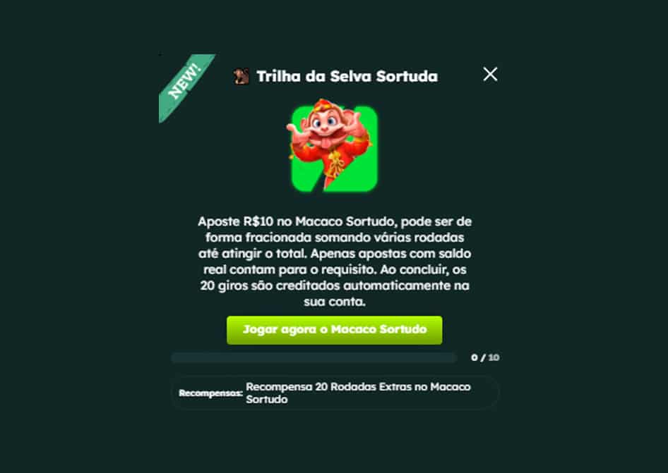 missao trilha da selva sortuda