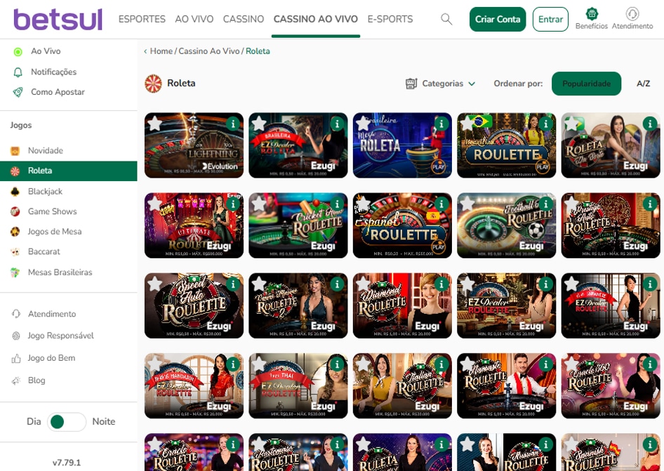 roleta betsul