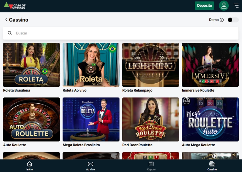roleta casa de apostas