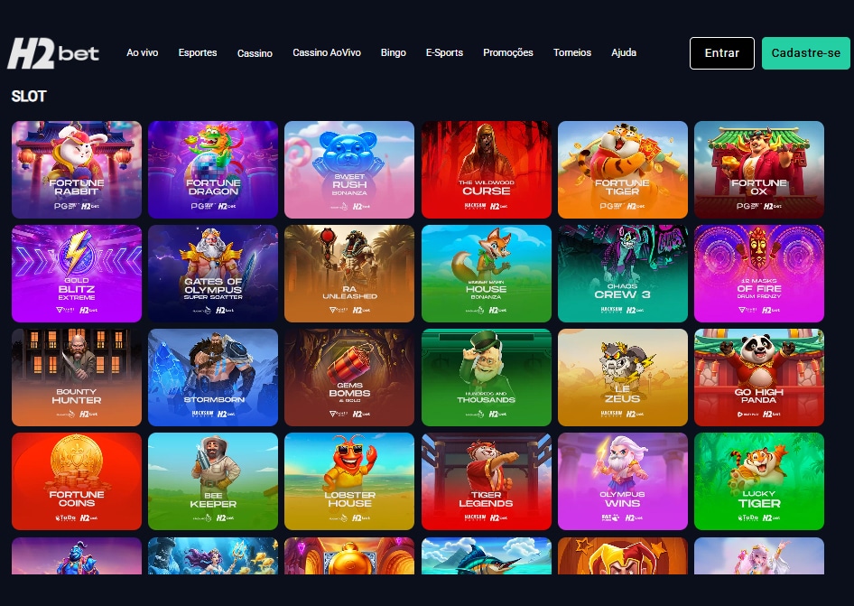 slots h2bet