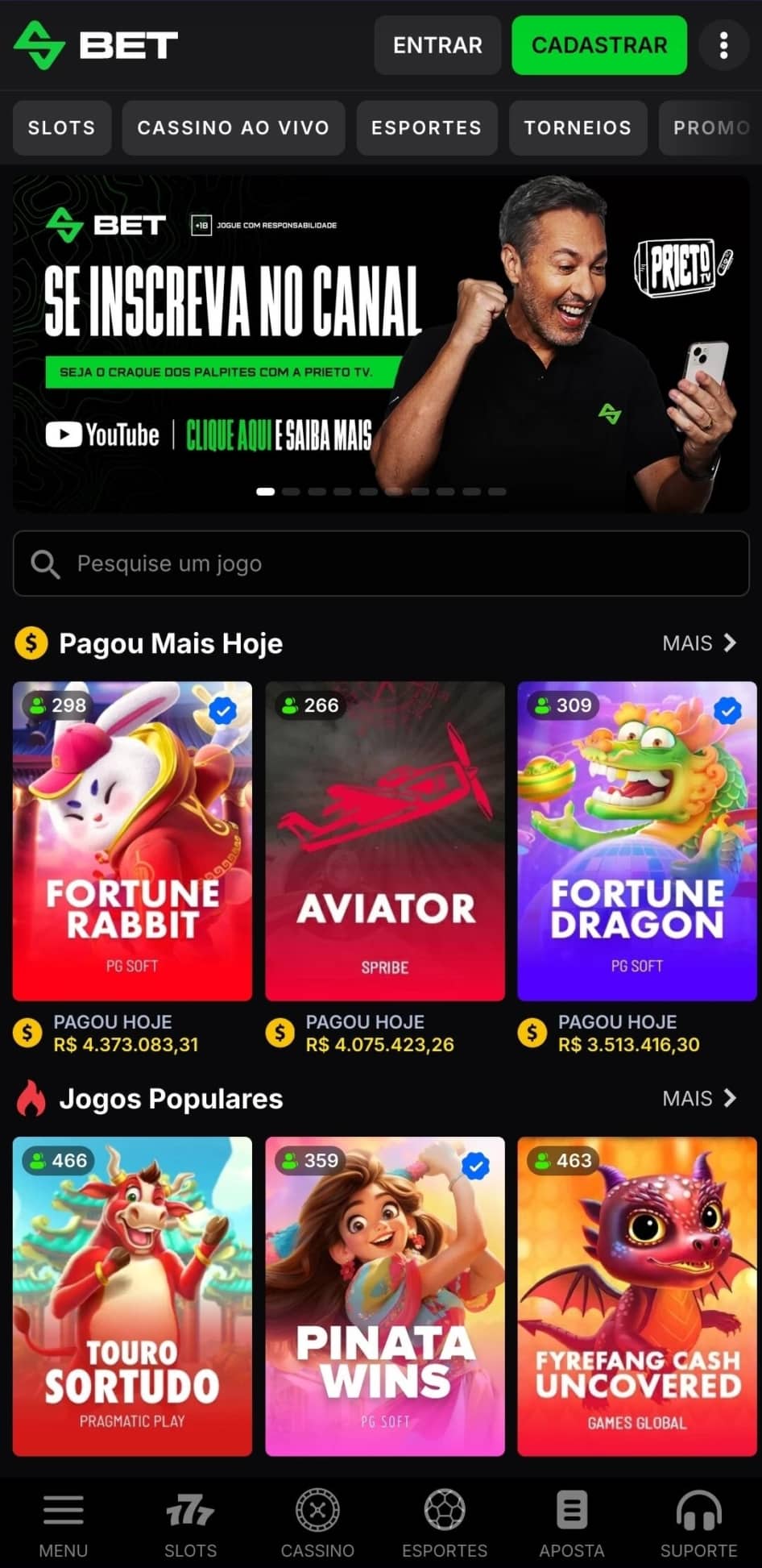 suprema-bet-app-pagina-principal