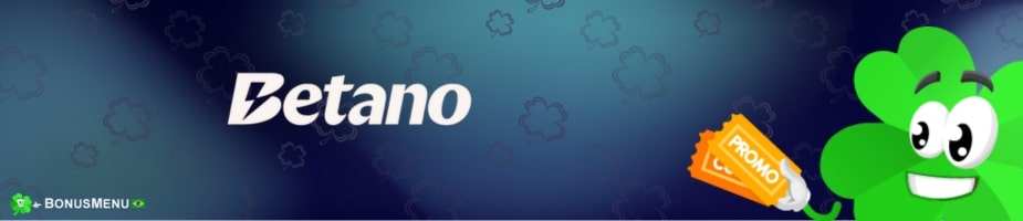 Banner com logo da Betano e mascote do BonusMenu segurando tickets de oferta, ilustrando o tema Código promocional Betano.