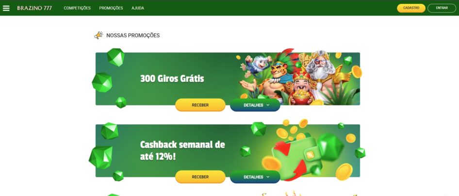 Brazino 777 Promocoes
