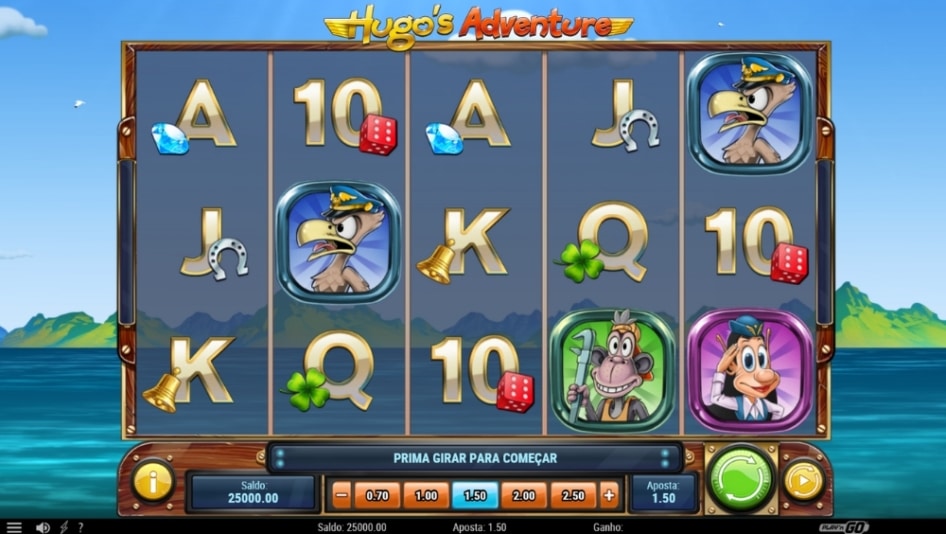 Hugo's Adventure por Play'n GO