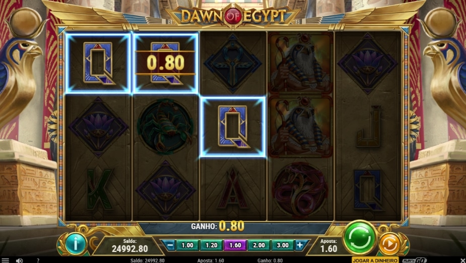 Tema e Símbolos Dawn of Egypt