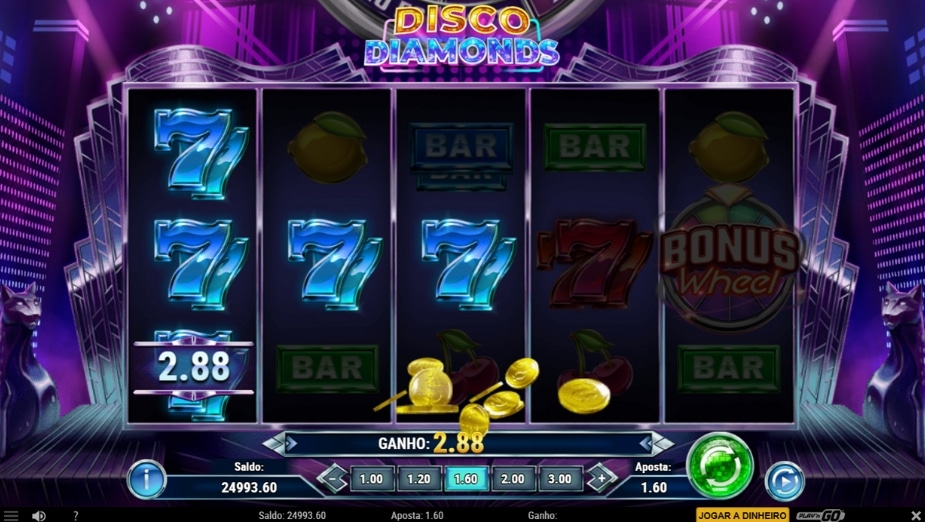 Tema e Símbolos Disco Diamonds