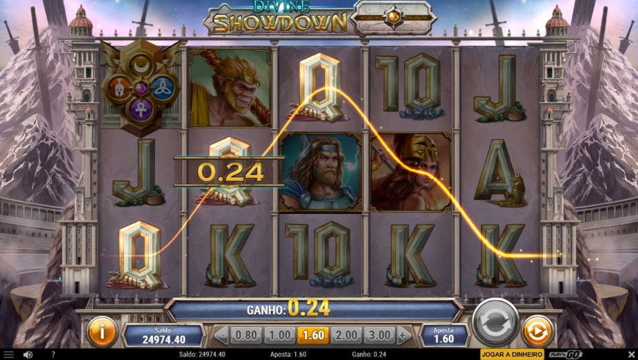 Tema e Símbolos Divine Showdown