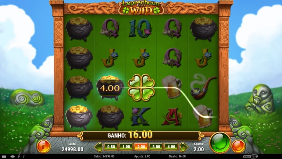 Tema e Símbolos Leprechaun Goes Wild