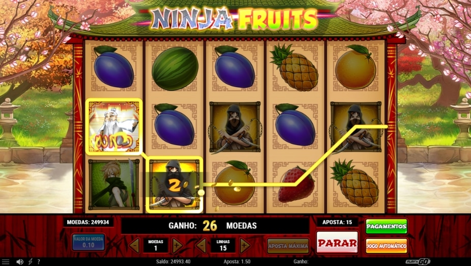 Tema e Símbolos de Ninja Fruits