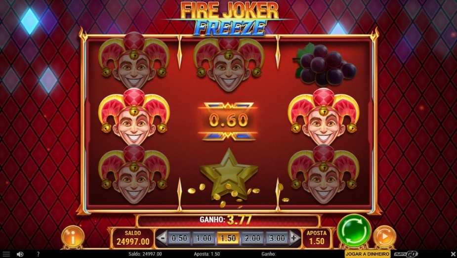 Tema e símbolos Fire Joker Freeze