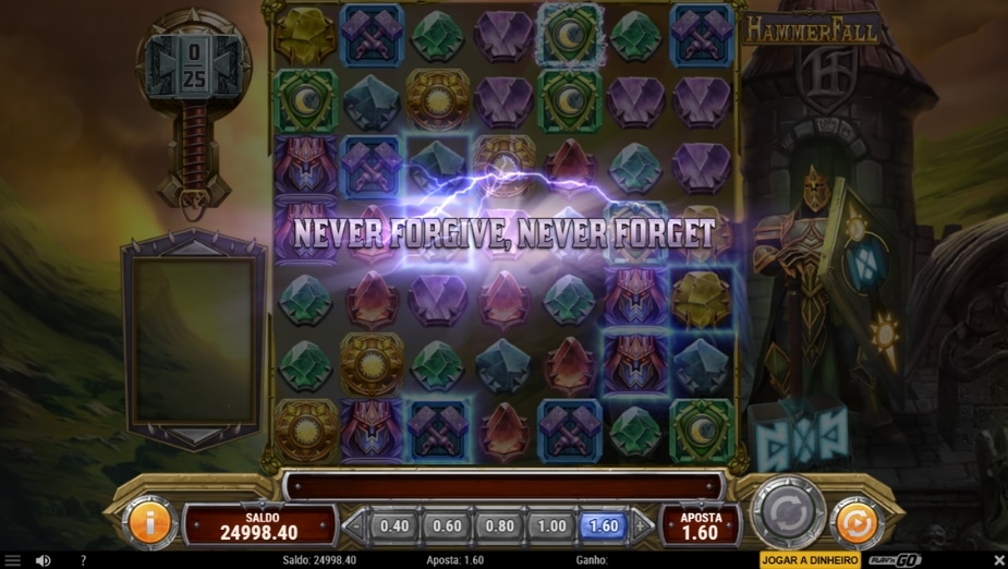 Tema e símbolos Hammerfall