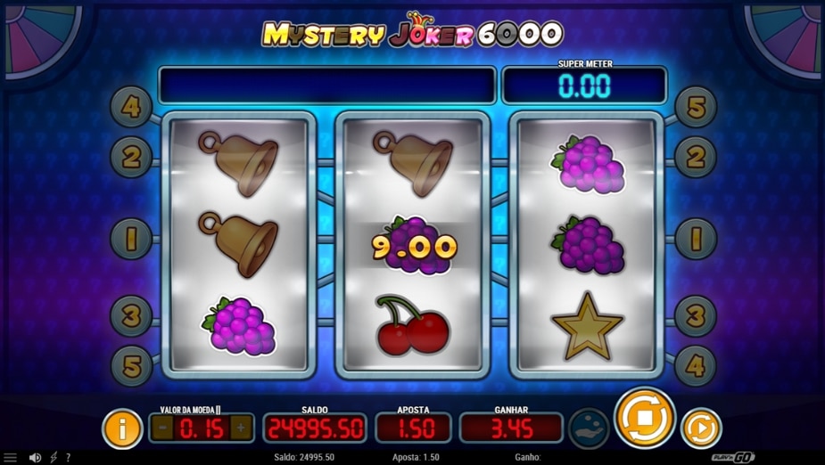 Tema e símbolos Mystery Joker 6000