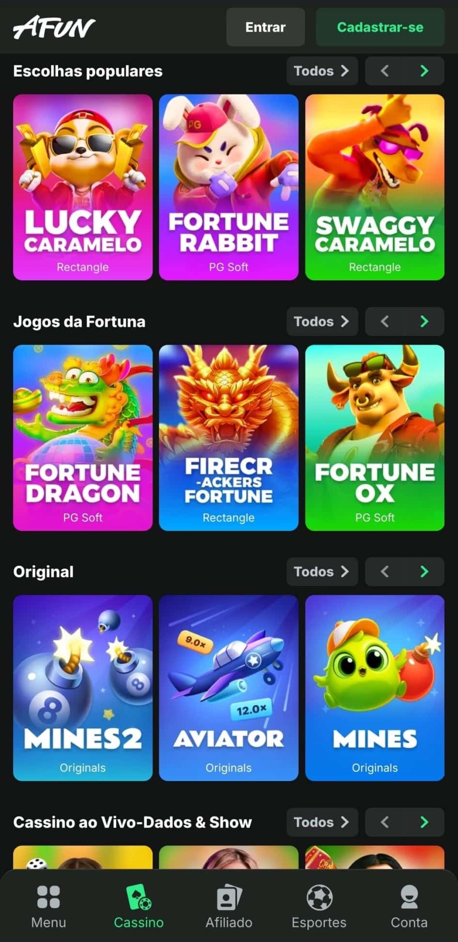 afun-app-catalogo-de-jogos