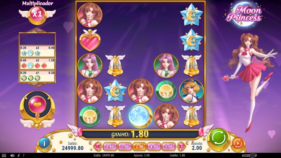 caça-níquel online moon princess