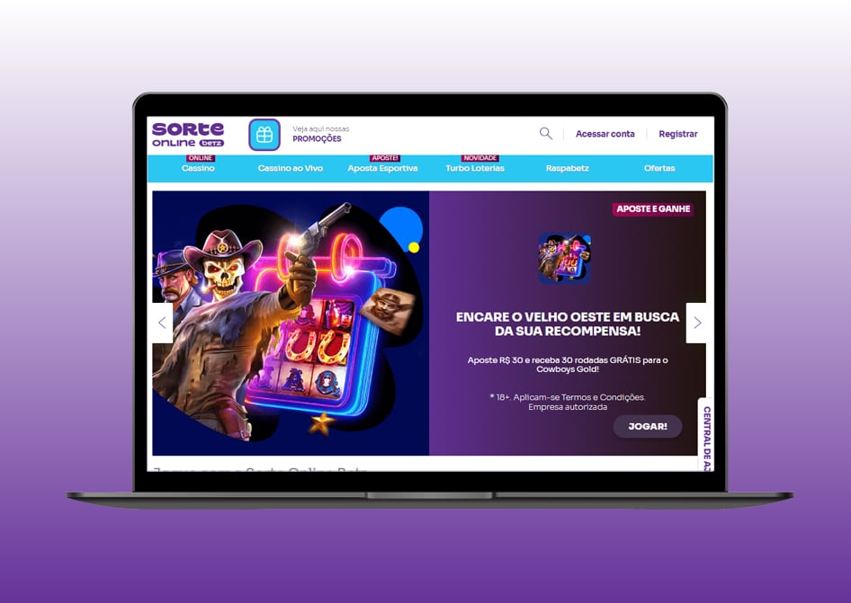 cadastro sorte online computador 1
