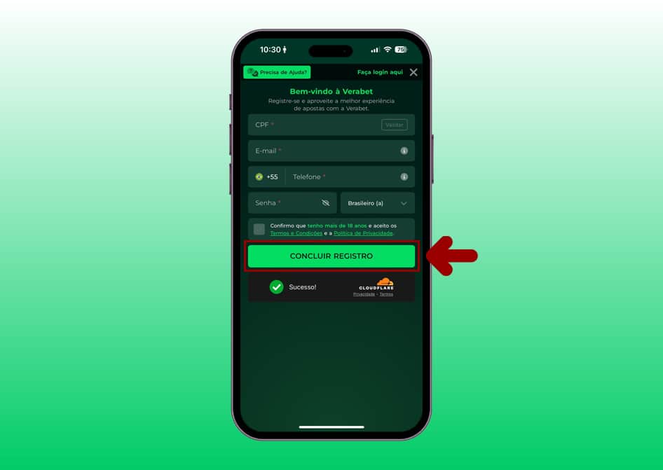 cadastro vera bet app 3