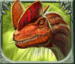 Símbolo Dinossauro em um campo verde slot Raging Rex por Play'n GO