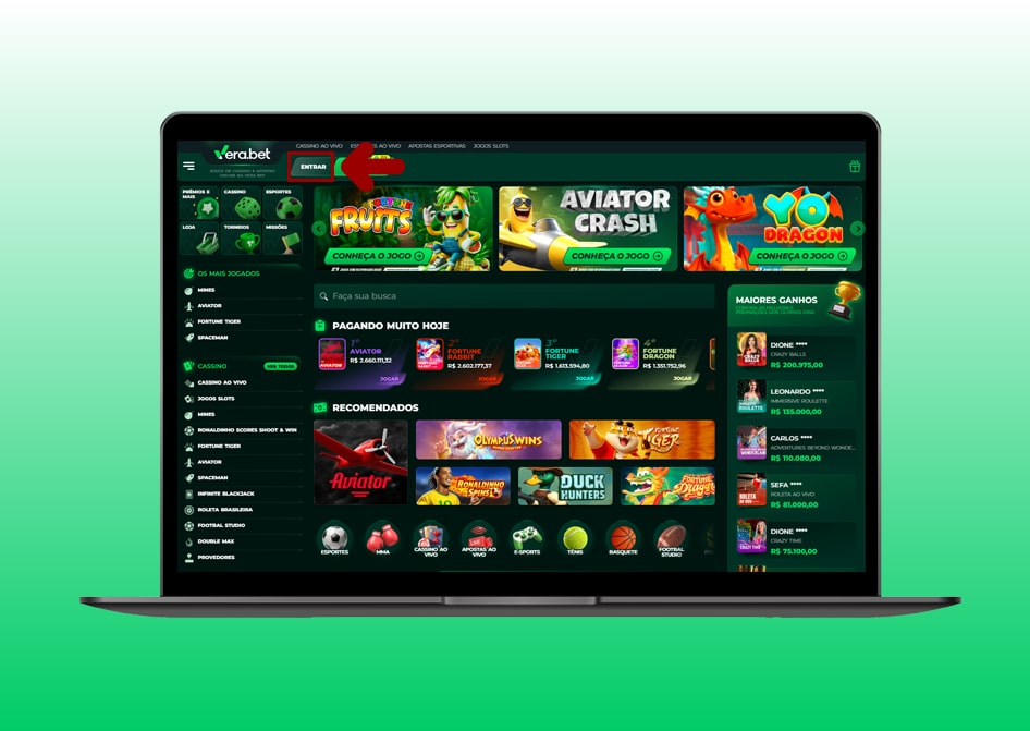 login vera bet computador 2