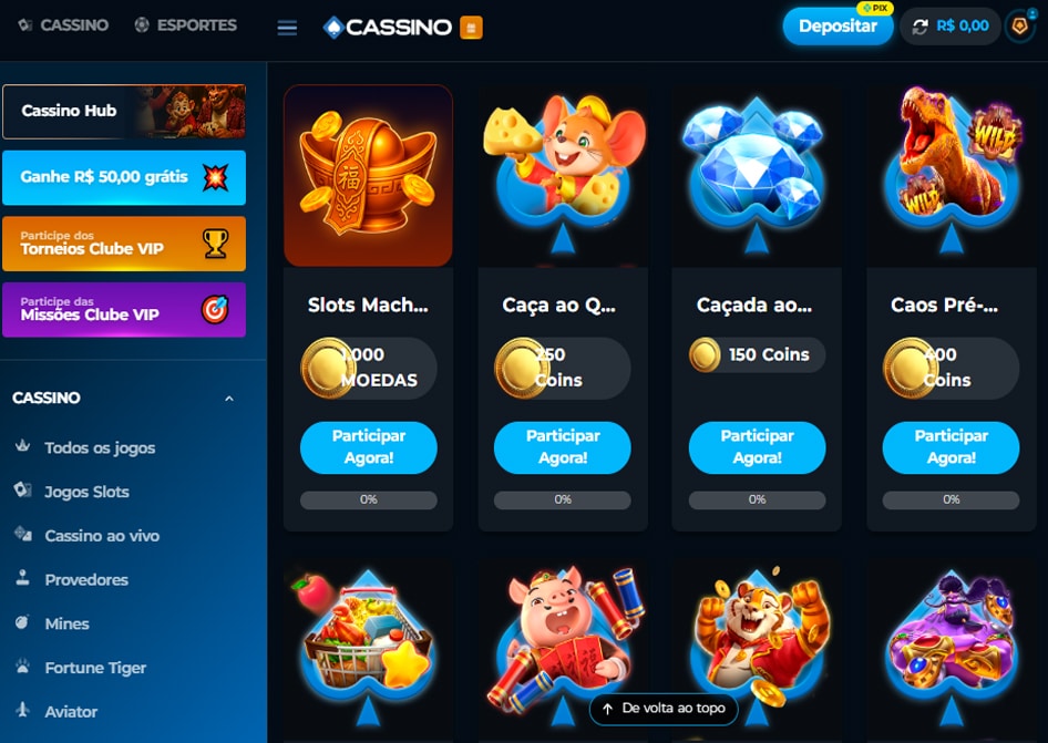 missoes cassino