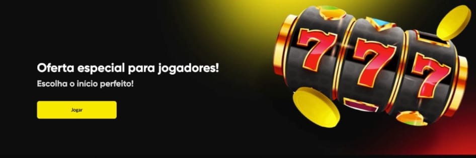 Imagem de uma máquina caça-níqueis (slot) com três setes (777) em destaque, usada para promover bônus de cassino e giros grátis.