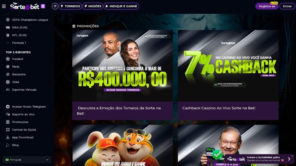 sortenabet-cassino-bonus-e-promocoes