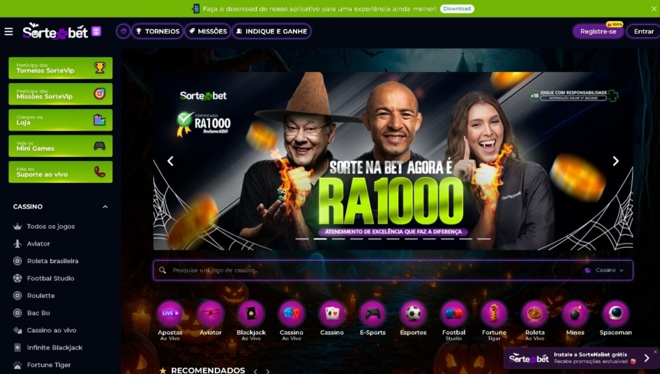 sortenabet-cassino-pagina-principal