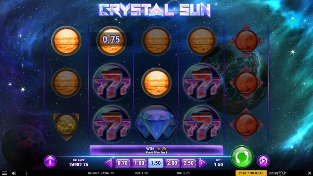 Tema e Símbolos Crystal Sun