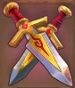 Símbolo Espadas slot Forge of Wealth por PG Soft