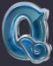 Símbolo Letra Q slot Fortune Gods por PG Soft