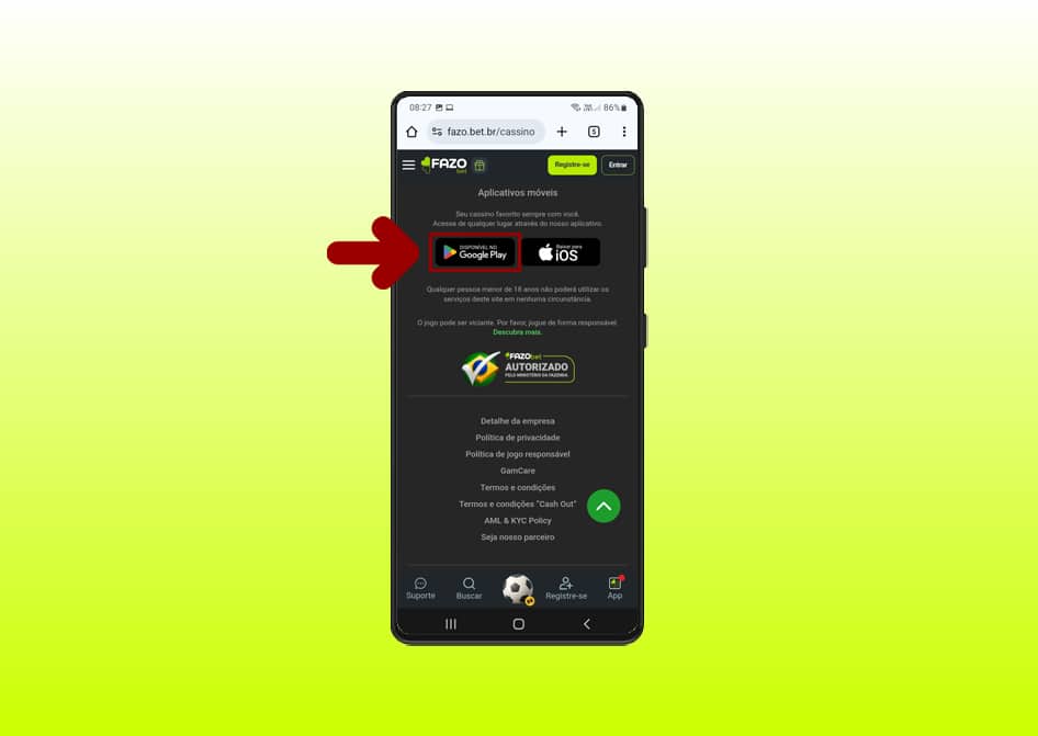 app fazobet android 2