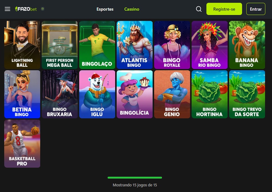 bingo fazobet