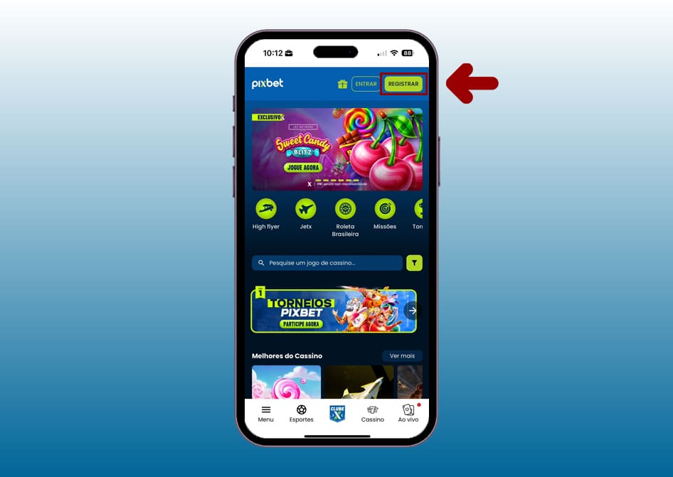 cadastro app pixbet 2