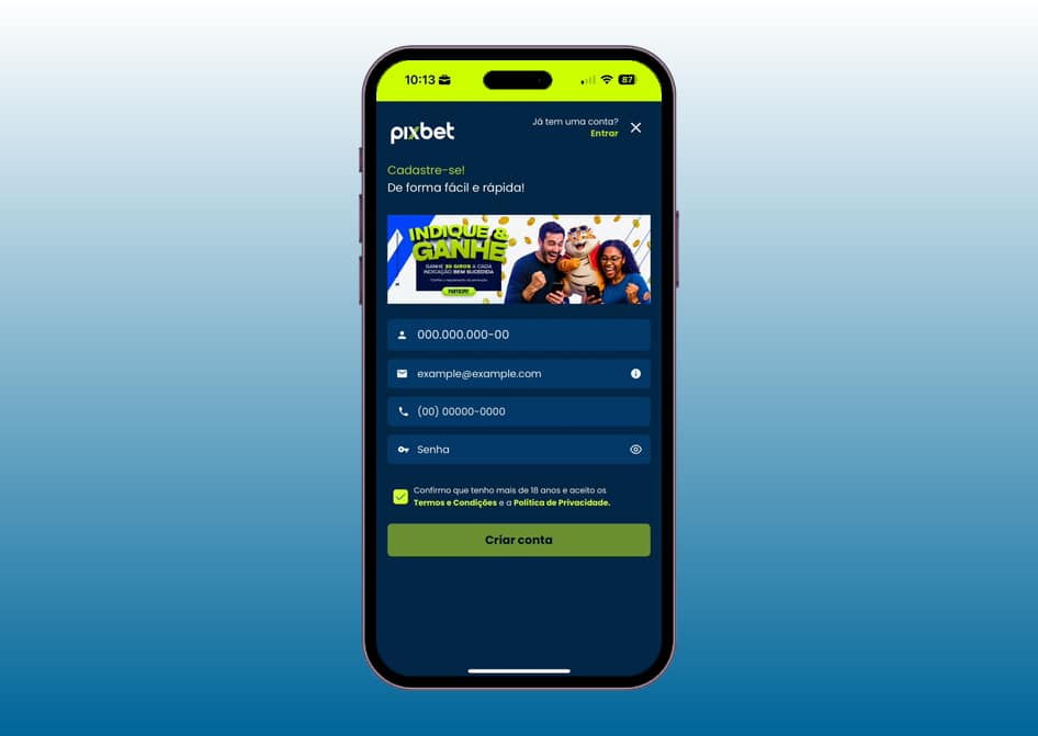 cadastro app pixbet 3