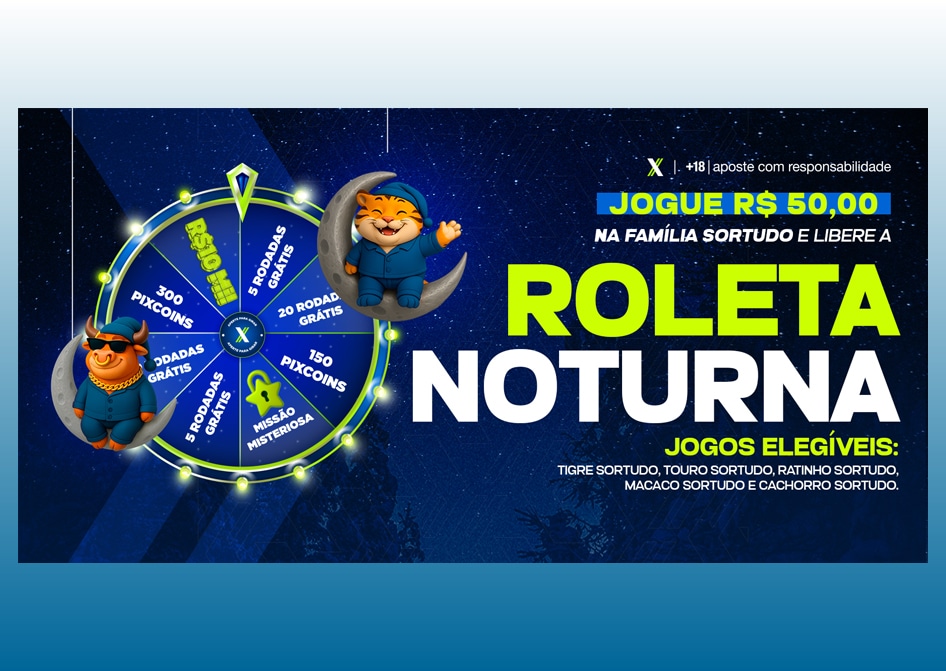 roleta noturna pixbet