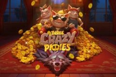 Three Crazy Piggies por PG Soft
